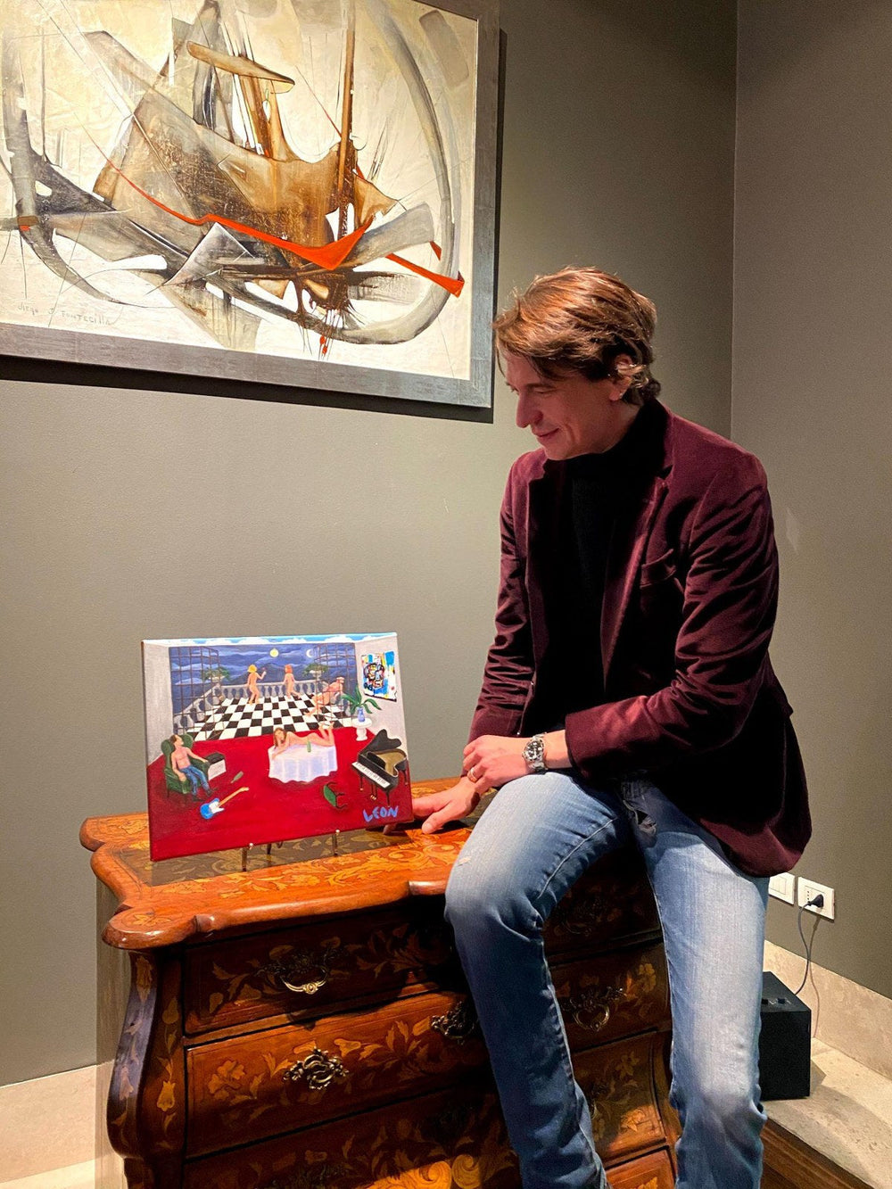 Leon Cummins commission at Galleria Jorge Carroza